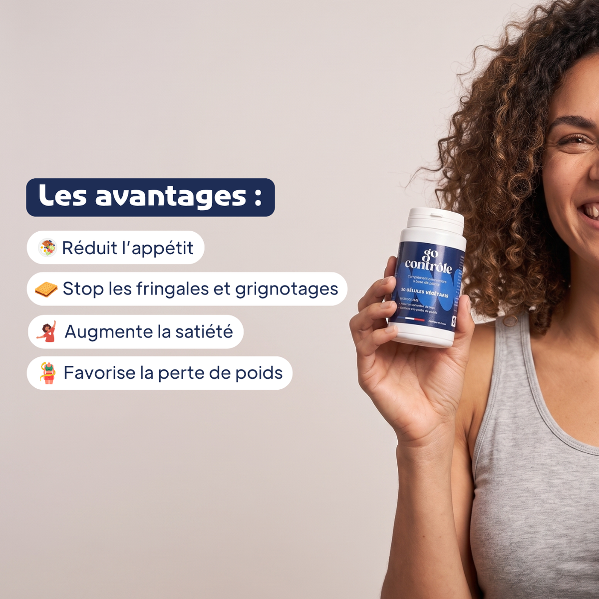 Go Contrôle® – Les gélules coupe-faim naturelles