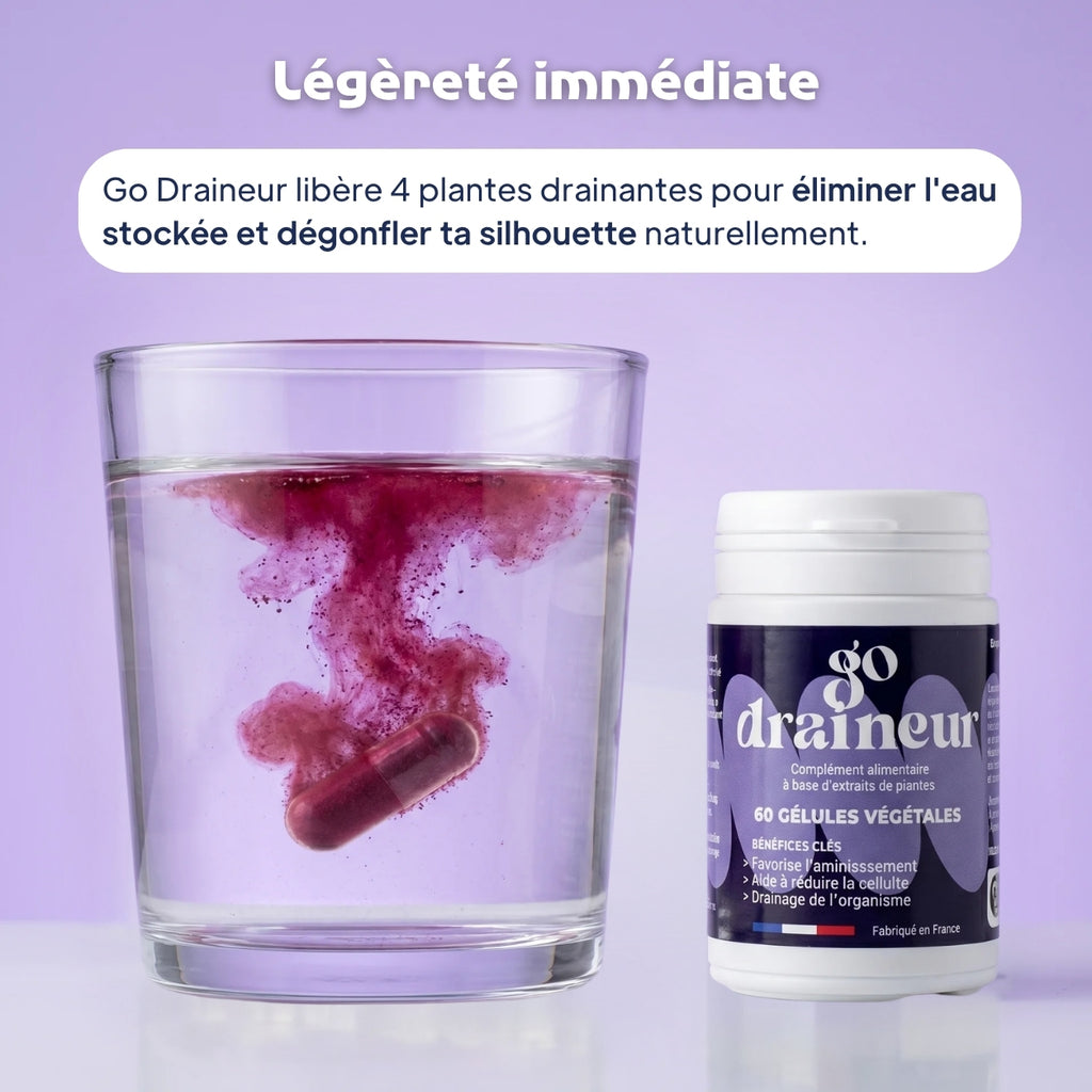 Go Draineur® – Les gélules drainantes naturelles