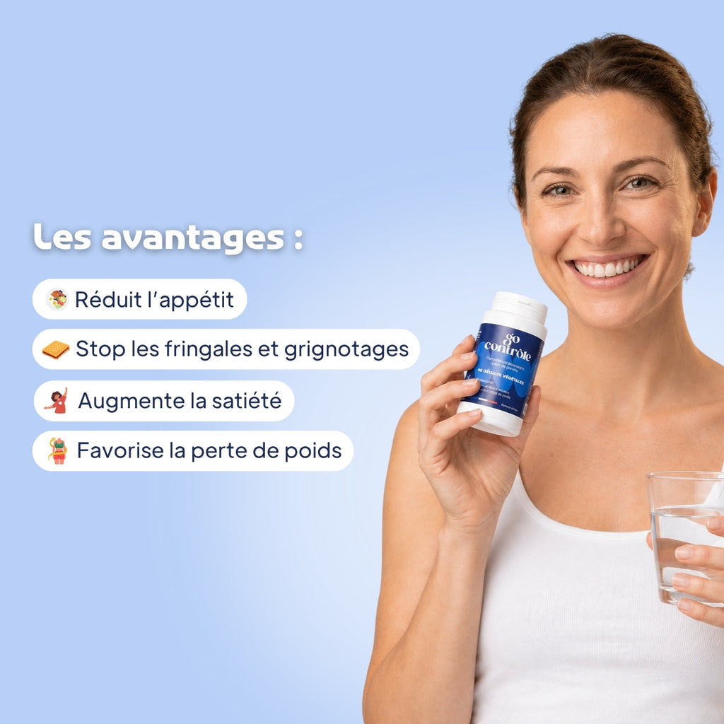Go Contrôle® – Les gélules coupe-faim naturelles