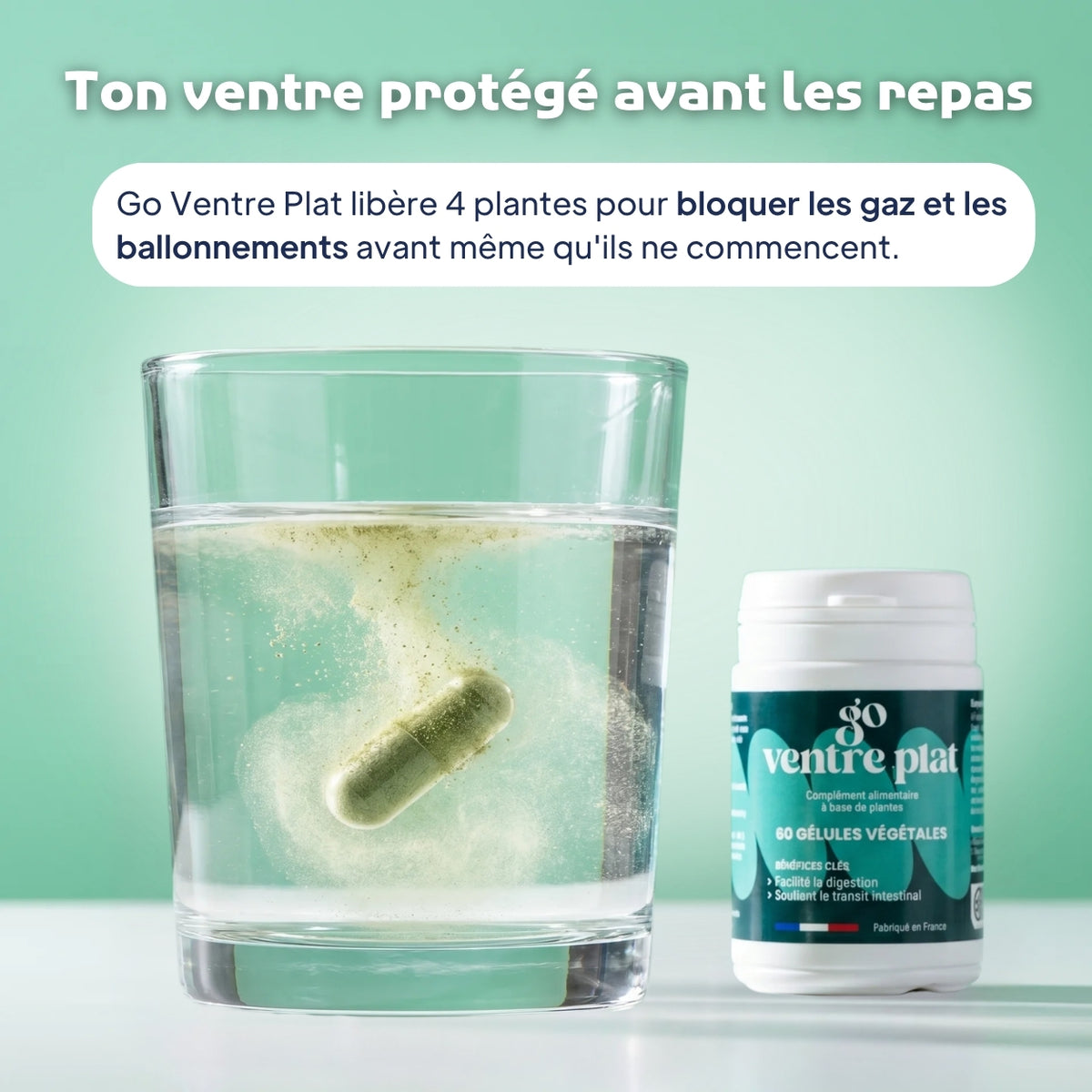 Go Ventre Plat® – Les gélules digestion naturelles