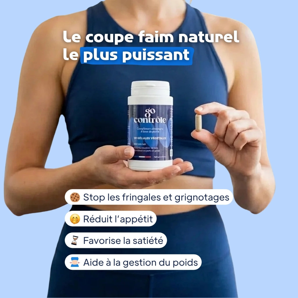 Go Contrôle® – Gélules naturelles coupe faim & fringales